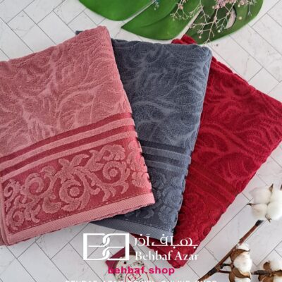 حوله دستی بزرگ تیلا بهباف اذر 50در90 سانت