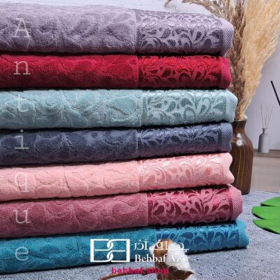 حوله حمامی بزرگ انتیک بهباف اذر 100در155